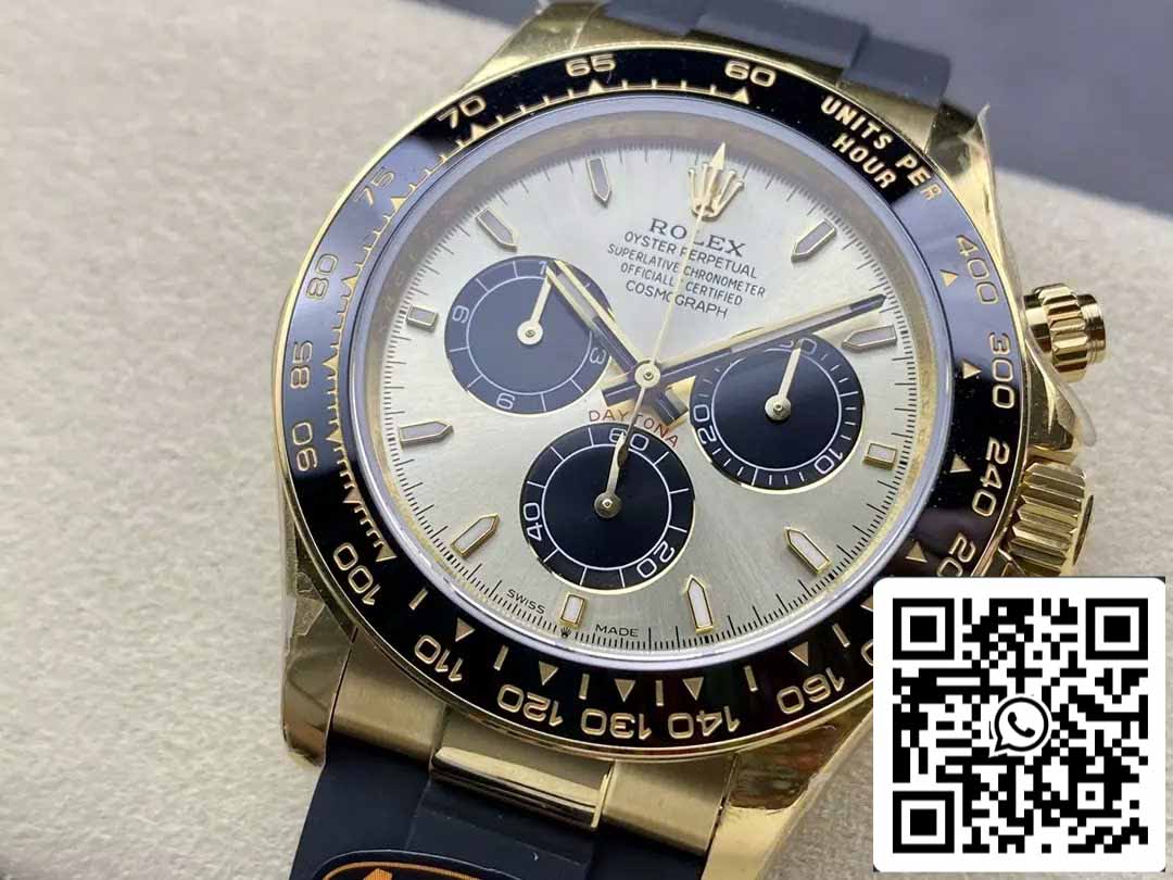 Rolex Cosmograph Daytona m126518 1:1 Meilleure édition QF Factory 4131 Mouvement Cadran jaune