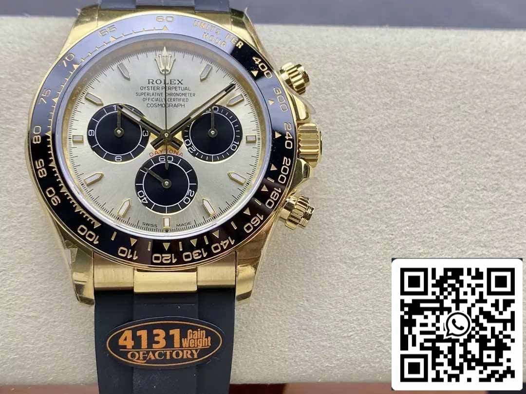 Rolex Cosmograph Daytona m126518 1:1 Meilleure édition QF Factory 4131 Mouvement Cadran jaune