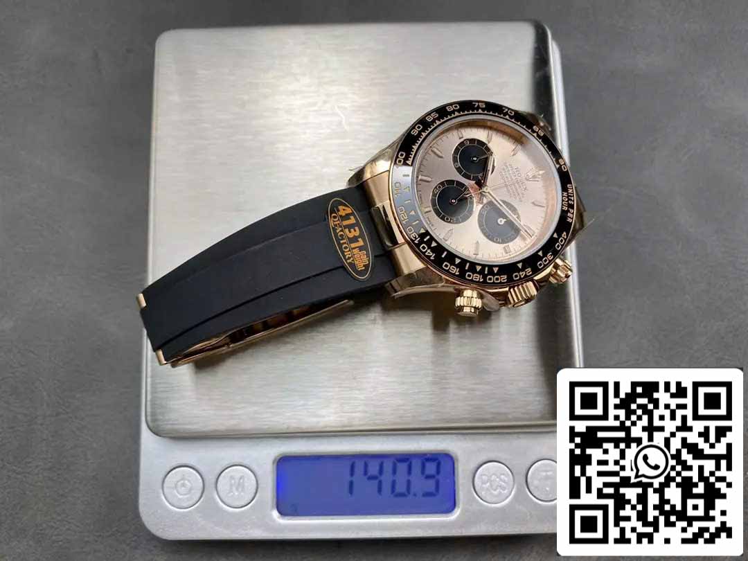 Rolex Cosmograph Daytona m126515 1:1 Meilleure édition QF Factory 4131 Mouvement Cadran rose