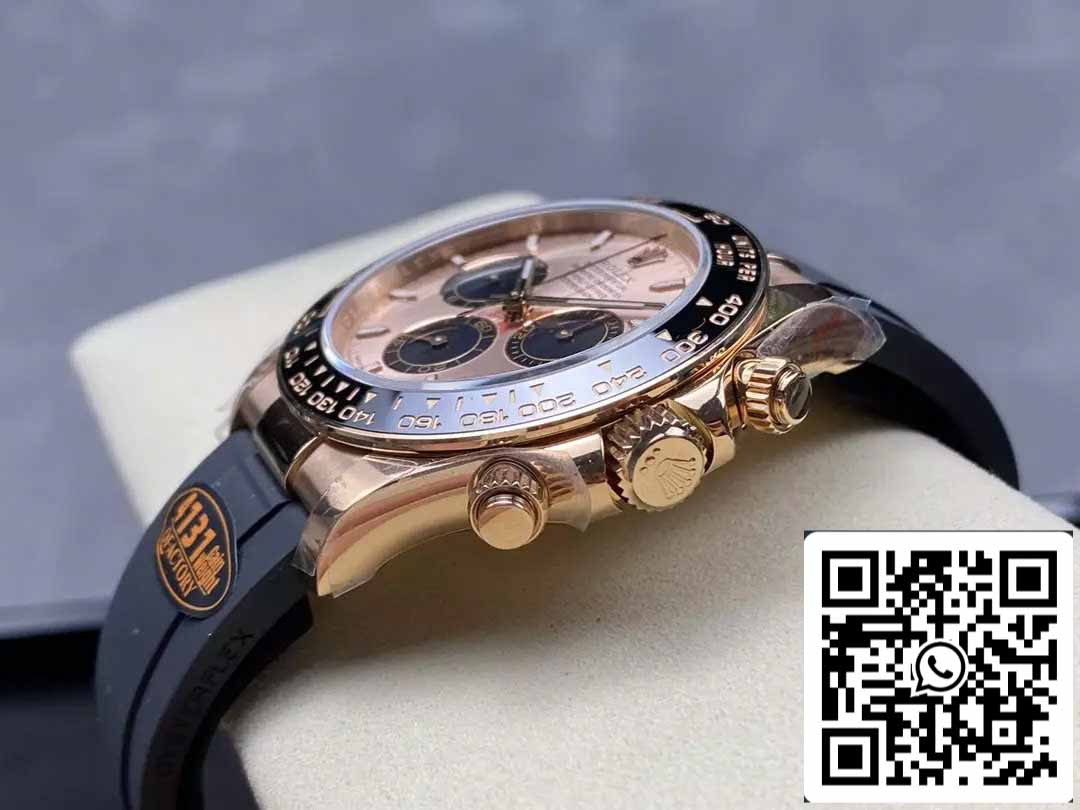 Rolex Cosmograph Daytona m126515 1:1 Meilleure édition QF Factory 4131 Mouvement Cadran rose