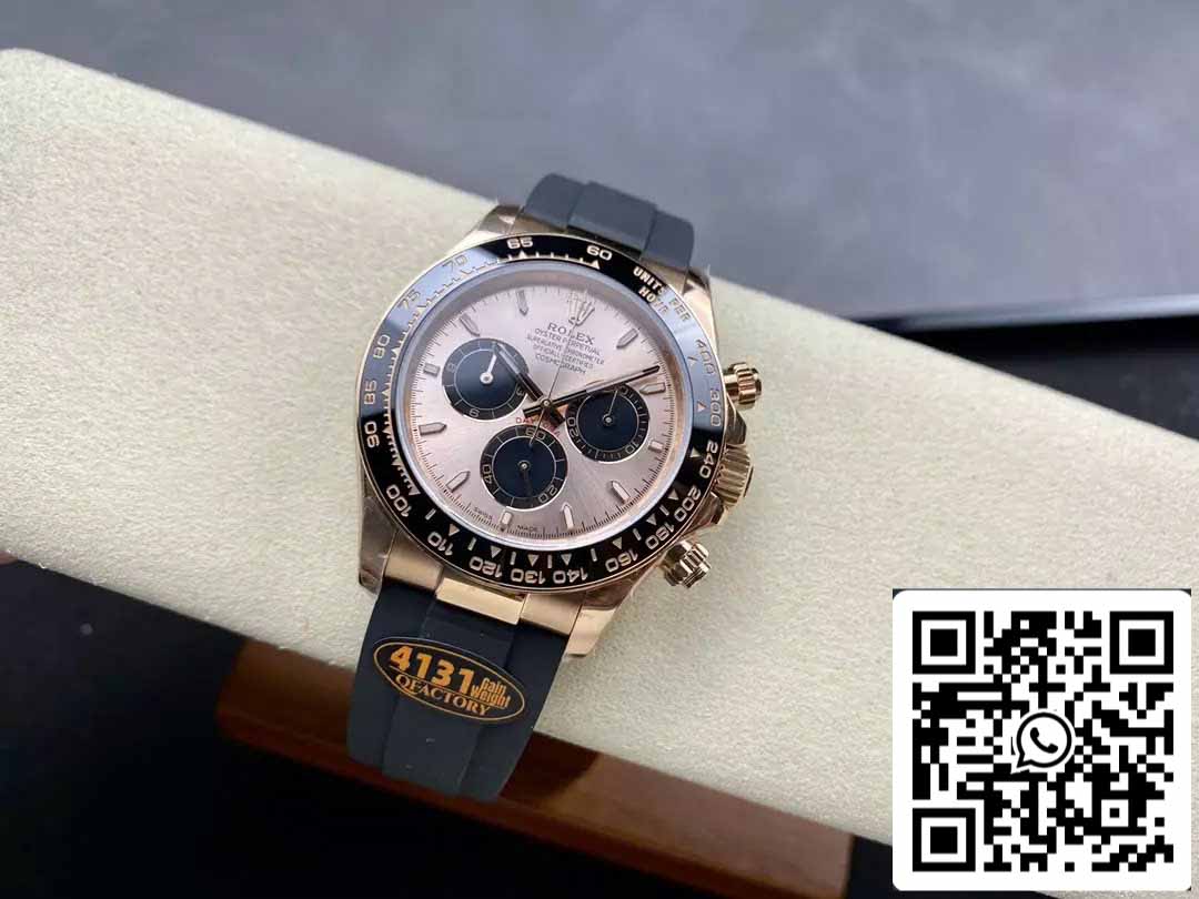 Rolex Cosmograph Daytona m126515 1:1 Meilleure édition QF Factory 4131 Mouvement Cadran rose