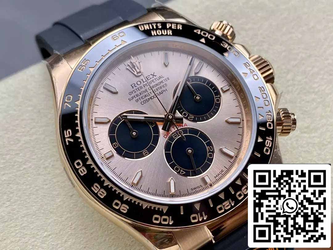 Rolex Cosmograph Daytona m126515 1:1 Meilleure édition QF Factory 4131 Mouvement Cadran rose