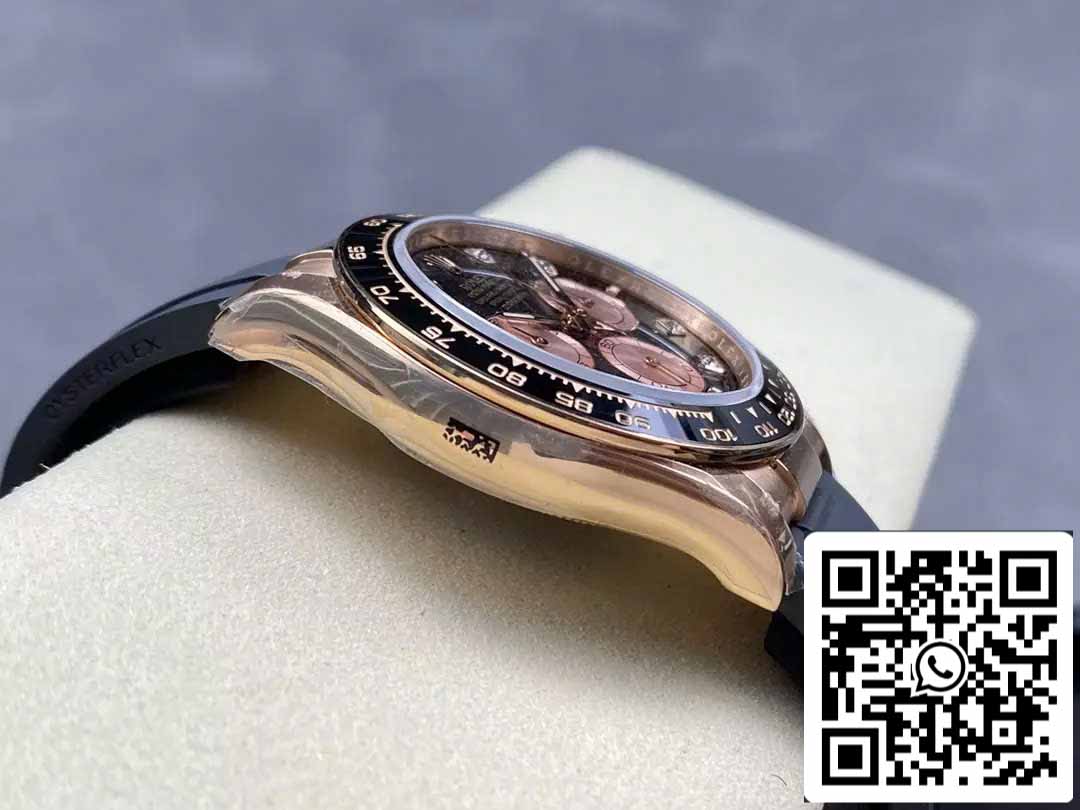 Rolex Cosmograph Daytona m126515LN 1:1 Meilleure édition QF Mouvement d'usine 4131 Cadran noir Or rose