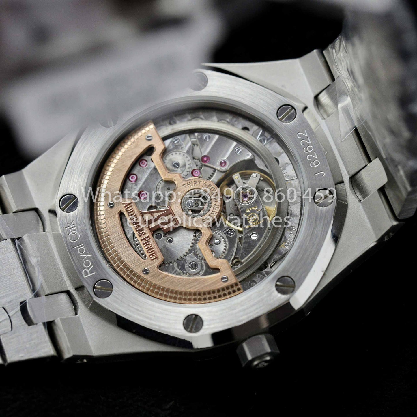 Audemars Piguet Royal Oak 15202ST.OO.1240ST.01 Custom Moissanite Diamonds 1:1 Best Clone