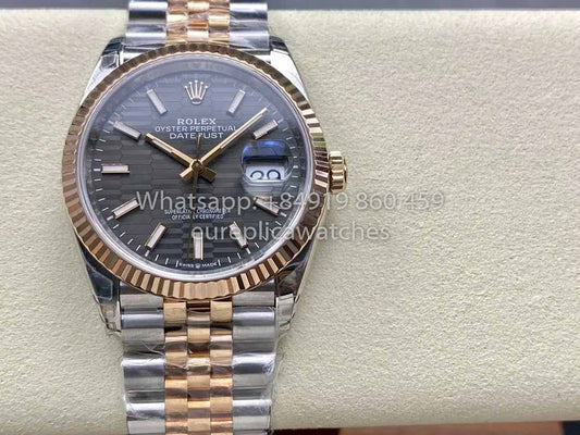 Rolex DateJust 36 126233 Rhodium Dial 1:1 Best Clone VS Factory 904L Steel