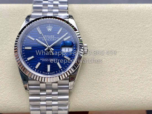 Rolex Datejust 36 M126234-0049 Blue Dial 1:1 Best Clone VS Factory 904L Steel