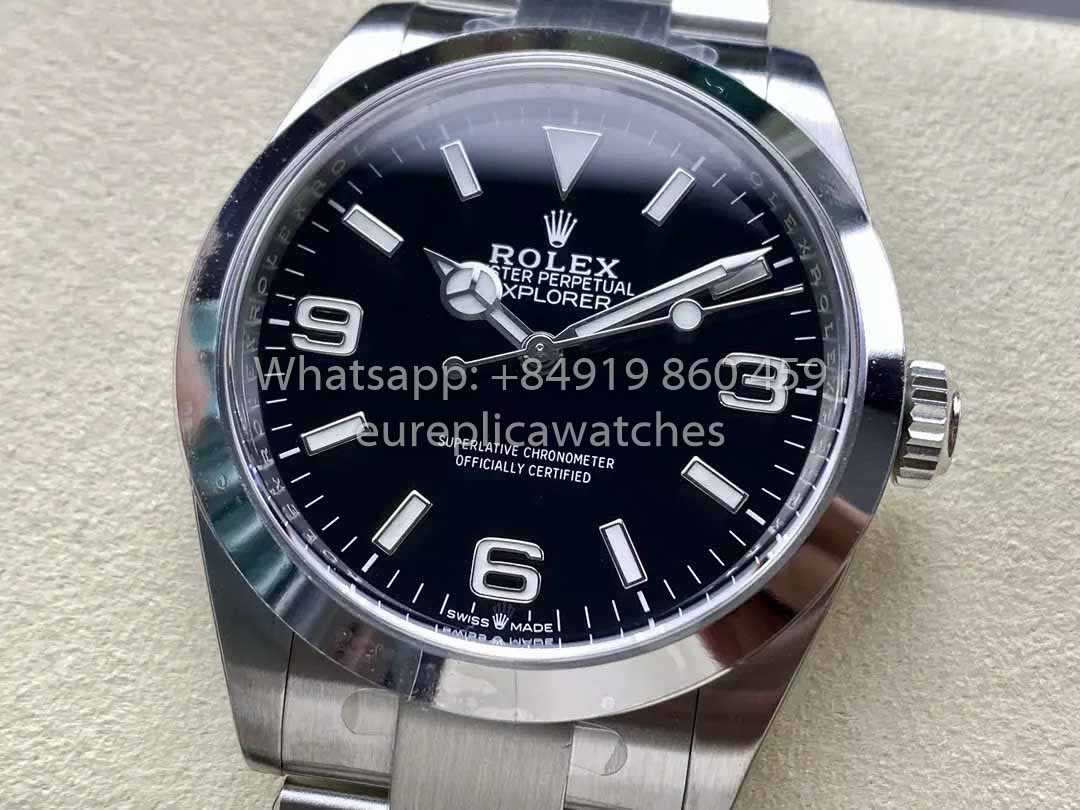 Rolex Explorer M224270 -0001 Clean Factory 40mm  1:1 Best Clone Black Dial