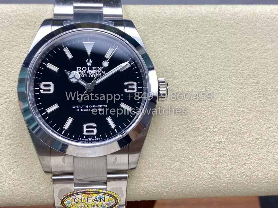 Rolex Explorer M224270 -0001 Clean Factory 40mm  1:1 Best Clone Black Dial