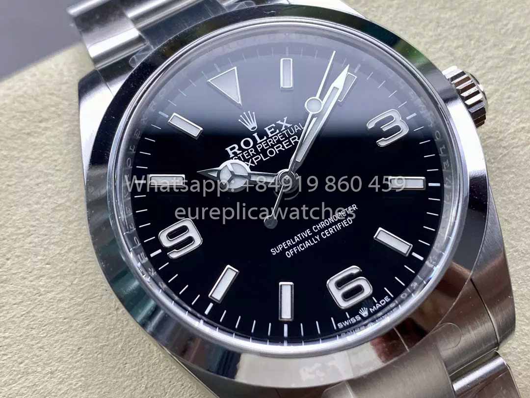 Rolex Explorer M224270 -0001 Clean Factory 40mm  1:1 Best Clone Black Dial