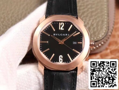 Bvlgari Octo 101963 BGOP41BGLD 1:1 Best Edition BV Factory Black Dial