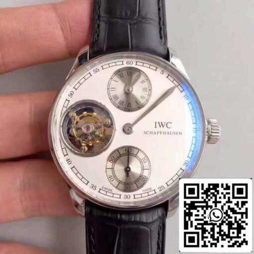 IWC Portuguese IW544601 YL Factory 1:1 Best Edition Swiss Tourbillon White Dial - immagine 8