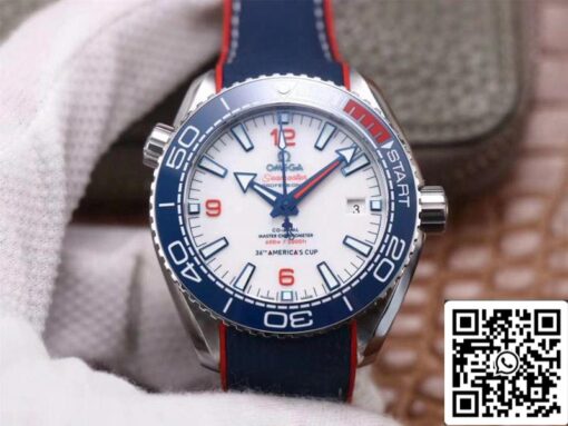 Omega Seamaster Planet Ocean 36th America’s Cup Limited Edition 1:1 Best Edition VS Factory White Dial Swiss ETA8900