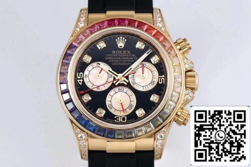 Rolex Daytona 116598RBOW 1:1 Best Edition BL Factory Yellow Gold Swiss ETA4130 - Image 10