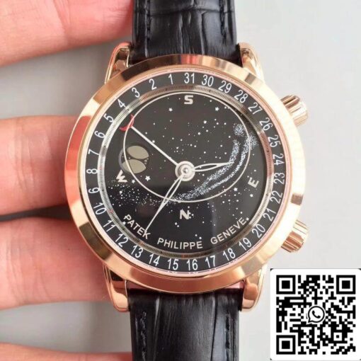 Patek Philippe Grand Complications 6102R-001 TW Factory 1:1 Best Edition Swiss ETA240 Celestial Black Rotating Dial