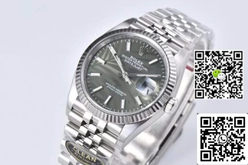 Rolex Datejust M126234-0047 36MM 1:1 Best Edition Clean Factory Green Dial - immagine 8