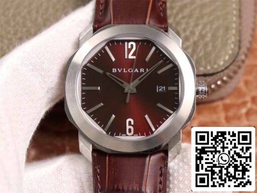 Bvlgari Octo 102705 1:1 Best Edition BV Factory Reddish Brown Dial