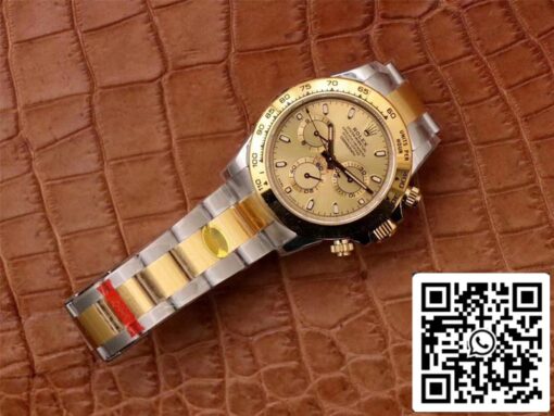 Rolex Daytona Cosmograph M116503-0003 1:1 Best Edition Noob Factory Gold Dial Swiss ETA4130 – Bild 2