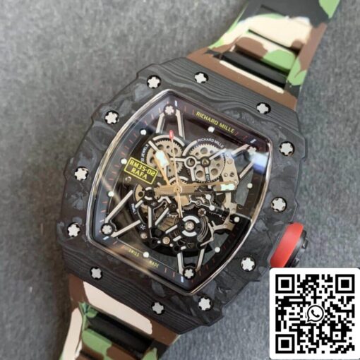 Richard Mille RM35-02 1:1 Best Edition KV Factory V3 Camouflage Strap - immagine 2