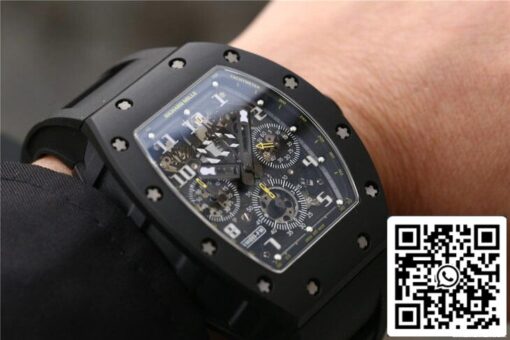 Richard Mille RM-011 1:1 Best Edition KV Factory Black Strap – Image 5