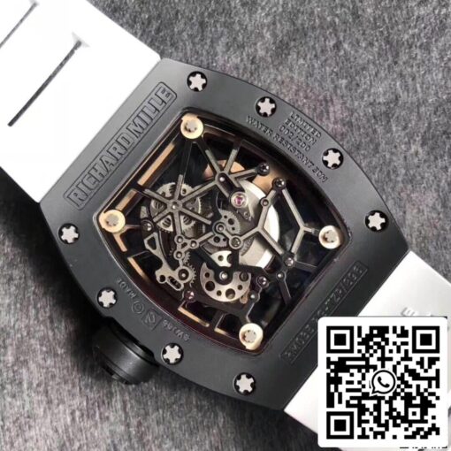 Richard Mille RM035 Americas KV Factory 1:1 Best Edition White Strap - immagine 3