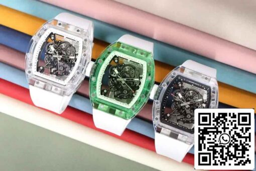 Richard Mille RM055  Best 1:1 Edition RM Factory Rubber Strap - 이미지 9