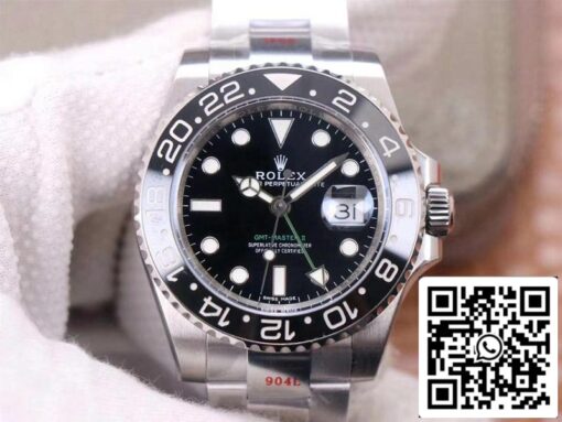 Rolex GMT Master II 116710BLNR-78200 1:1 Best Edition Noob Factory V11 Blue Needle Swiss ETA3186 - Image 10