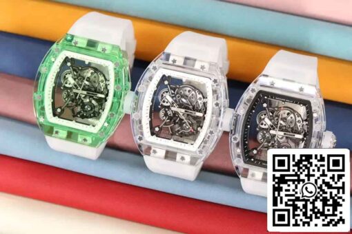 Replica Richard Mille RM055 Best 1:1  Edition RM Factory White Strap - 이미지 2