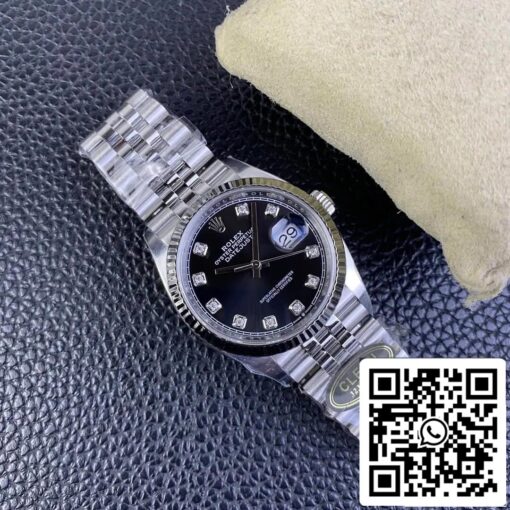 Rolex Datejust M126234-0027 36MM 1:1 Best Edition Clean Factory Black Dial - immagine 2