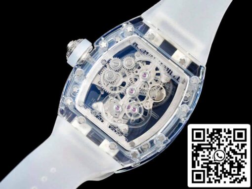 Richard Mille RM 56-01 Tourbillon 1:1 Best Edition RM Factory Transparent Case - immagine 2