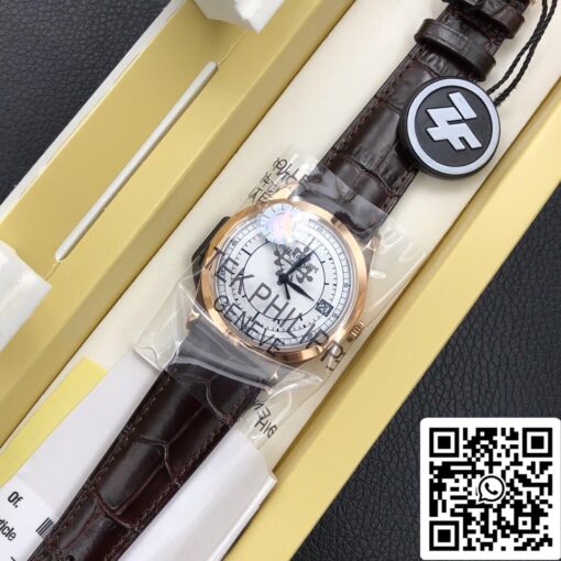 Patek Philippe Calatrava 5296R-001 1:1 Best Edition ZF Factory Rose Gold White Dial - 이미지 2