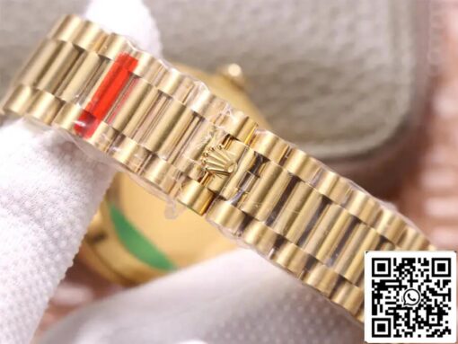 Rolex Day Date 40MM 1:1 Best Edition EW Factory Yellow Gold Black Dial - Imagen 3