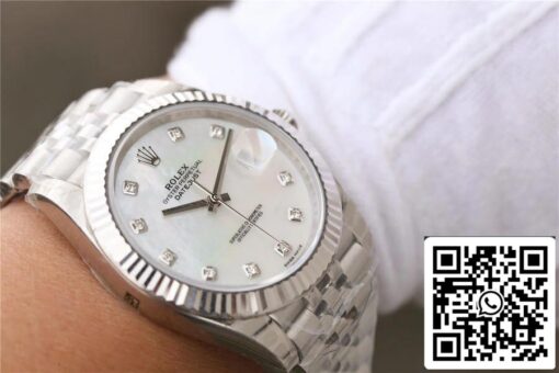 Rolex Datejust M126334-0020 1:1 Best Edition EW Factory Mother-Of-Pearl Dial - Imagen 10