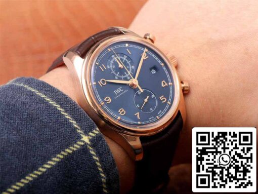 IWC Portugieser IW390305 1:1 Best Edition ZF Factory Blue Dial - immagine 2