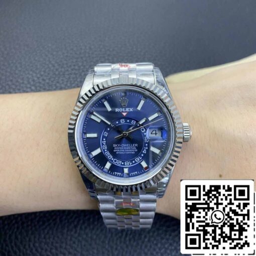 Rolex Sky Dweller M336934-0006 1:1 Best Edition Noob Factory V2 Blue Dial – Bild 2