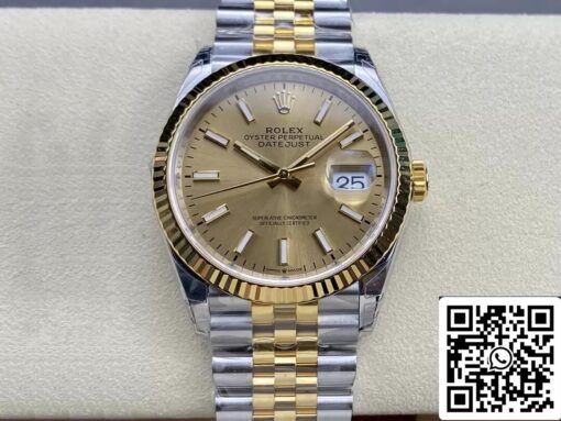 Rolex Datejust M126233-0015 1:1 Best Edition VS Factory Champagne Dial