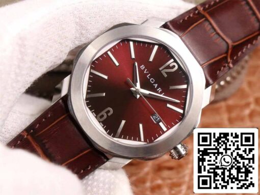 Bvlgari Octo 102705 1:1 Best Edition BV Factory Reddish Brown Dial - immagine 9