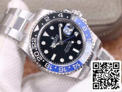 Rolex GMT Master II 116710BLNR-78200 1:1 Best Edition Noob Factory V11 Blue Needle Swiss ETA3186 - Image 9