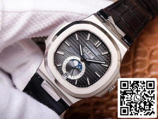 Patek Philippe Nautilus 5726A-001 1:1 Best Edition PF Factory Black Strap Swiss ETA324