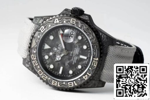 Rolex GMT-MASTER II Diw 1:1 Best Edition Carbon Fiber Fabric Strap – Bild 9