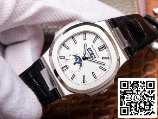 Patek Philippe Nautilus 5726/1A-010 1:1 Best Edition PF Factory Black Strap Swiss ETA324 – Image 2