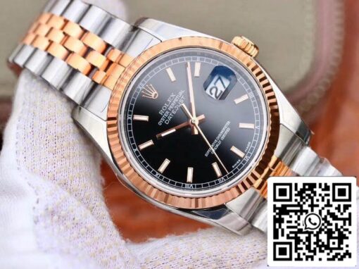 Rolex Datejust 36MM 126201 AR Factory 1:1 Best Edition Swiss ETA3135 Black Dial - Image 2