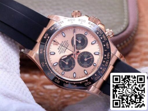 Rolex Daytona M116515LN-0021 1:1 Best Edition Noob Factory Pink Dial Swiss ETA4130 - Image 16