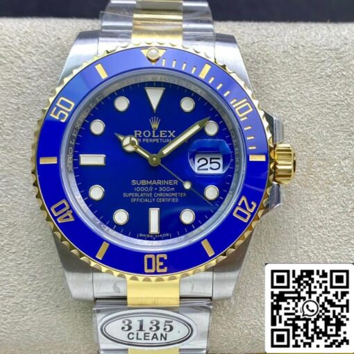 Rolex Submariner 116613LB-97203 1:1 Best Edition Clean Factory V4 Blue Bezel