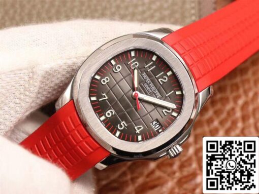 Patek Philippe Aquanaut 5167A-012 1:1 Best Edition ZF Factory Gray Dial Swiss ETA324 - Imagen 9