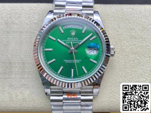 Rolex Day Date 40MM 1:1 Best Edition GM Factory Green Dial