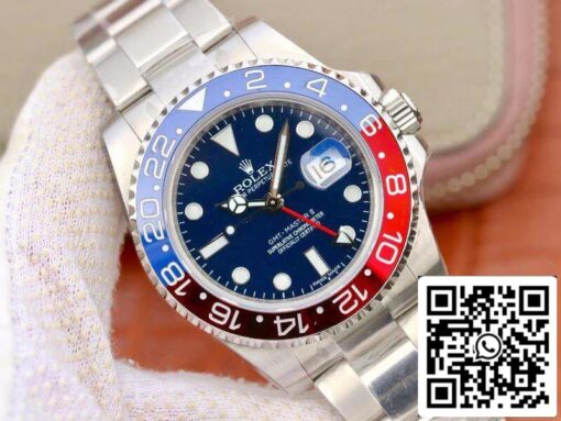 Rolex GMT Master II 126710BLRO EW Factory Mechanical Watches 1:1 Best Edition Swiss ETA 2836 - Image 9