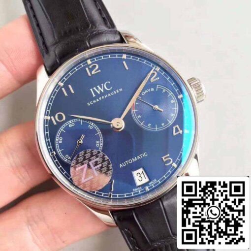 IWC Portuguese IW500703 ZF Factory Mechanical Watches 1:1 Best Edition Swiss ETA52010 - immagine 9