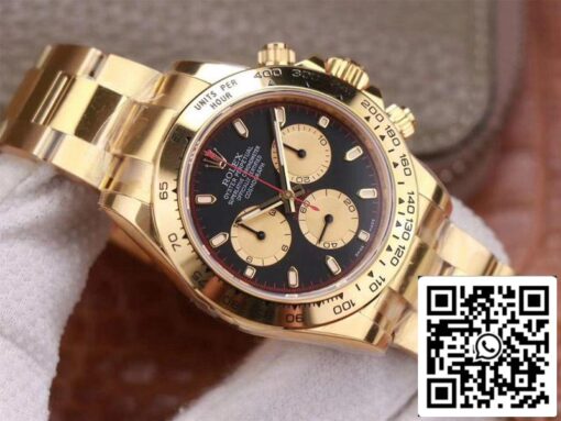 Rolex Daytona M116508-0009 1:1 Best Edition Noob Factory Black Dial Swiss ETA4130 - Image 9