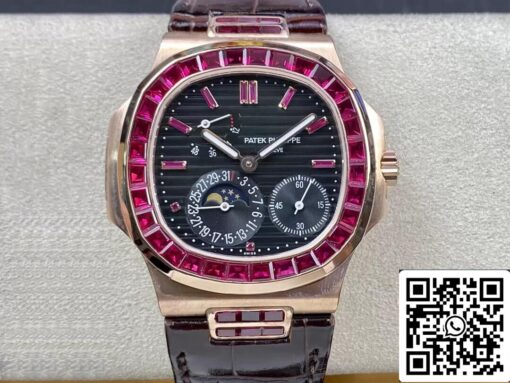 Patek Philippe Nautilus 5724 1:1 Best Edition GR Factory Rose Gold Case