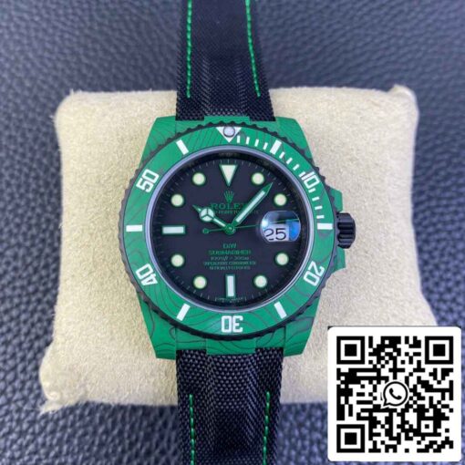 Replica Rolex Submariner VS Factory Green Carbon Fiber Bezel